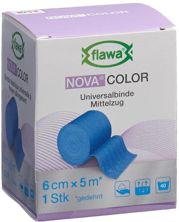 Produktbild Flawa Idealbinde 6cmx5m blau
