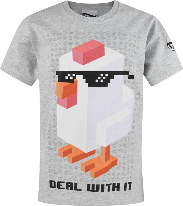 Produktbild Crossy Road Jungen Official Deal With It Kurzarm TShirt (104)