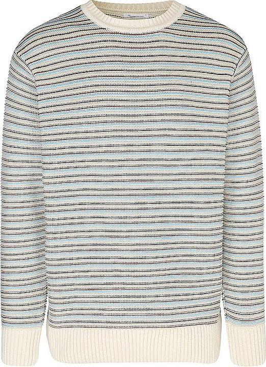 Image du produit Knowledge Cotton Apparel Col ras du cou à rayures (S, L)