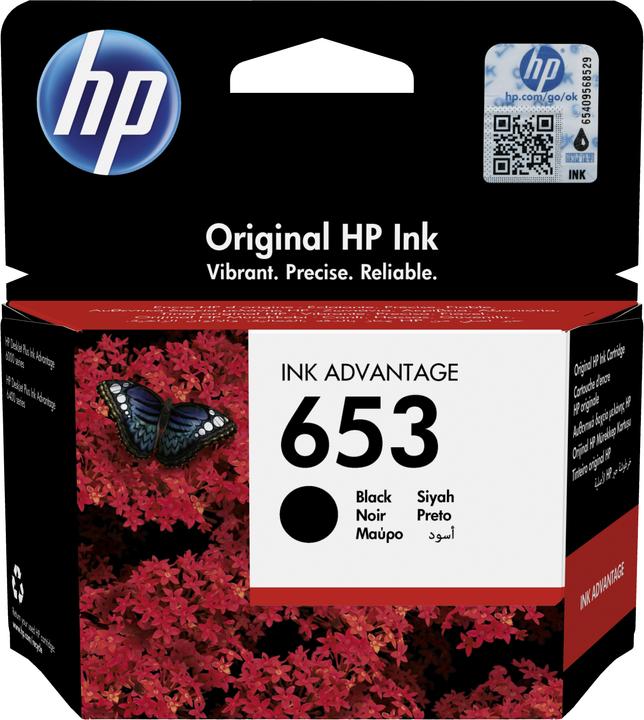 Produktbild HP 653 Original Ink Advantage Cartridge (BK)