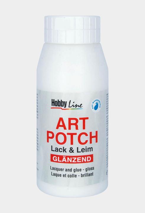 Produktbild Kreul 49153 - Art Potch Lack und Leim transparent glänzend, 750 ml, Serviettentechnik- und Dekoklebe (750 ml)