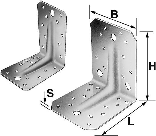 Actual product image Simpson Sst Winkelverbinder (Angle connector, 1 pcs.)
