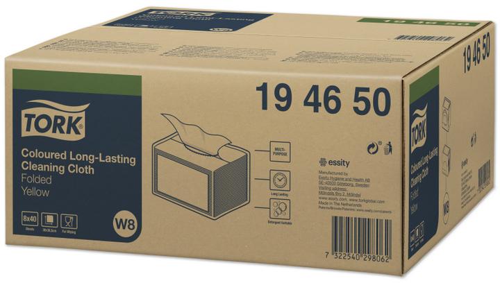 Produktbild Tork 194650, Paper, Yellow, 160 mm, 193 mm, 40 pc(s), 195 mm