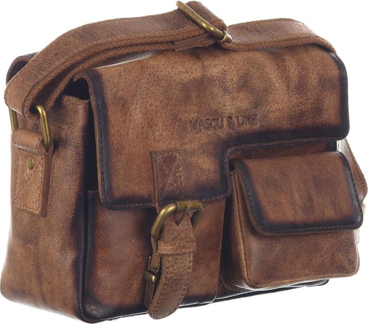 Produktbild Greenland Nature Mascu & Line Umhängetasche Leder 23 cm