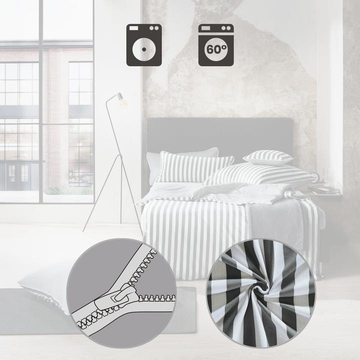 Immagine prodotto Erwin Müller Wendebettwäsche (Copripiumino, 135 x 200 cm, 80 x 40 cm)