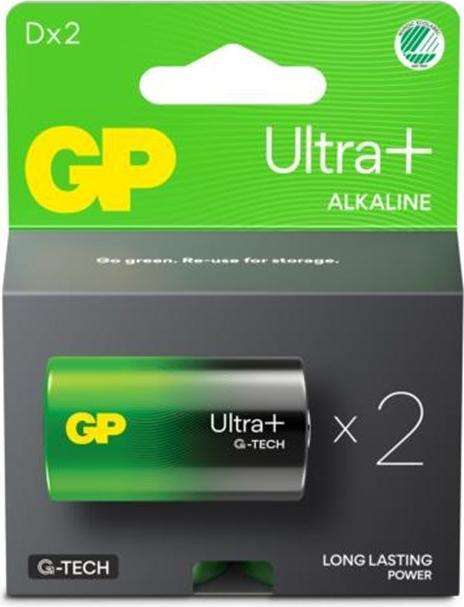 GP Batteries GP 13AUP-C2 A21 / D / LR20 ULTRA PLUS Battery (2 Stk., D)