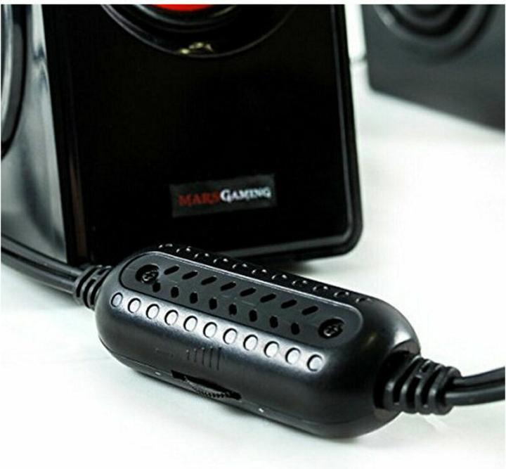 Productafbeelding Mars Gaming Gaming luidsprekers MS1 Zwart Rood