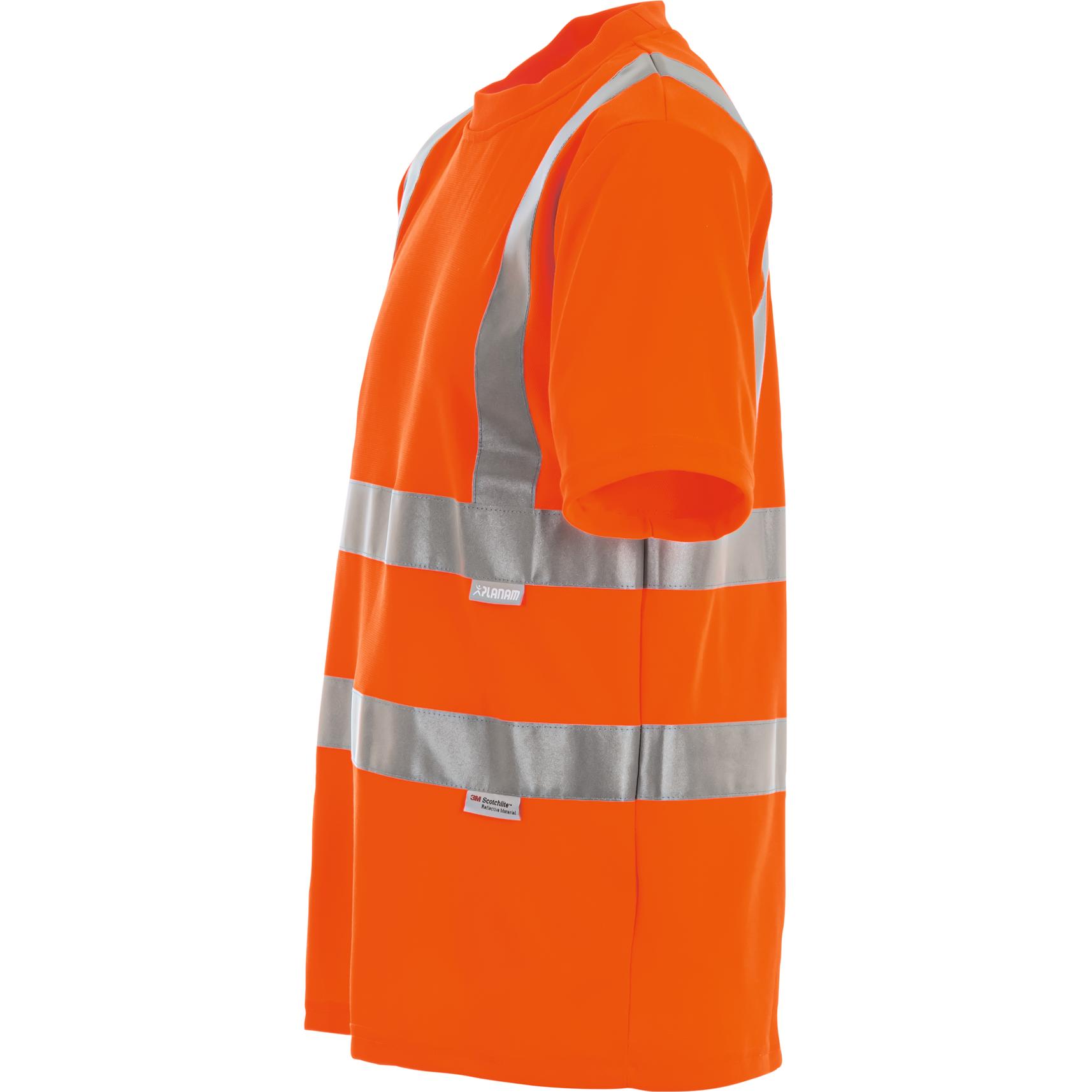 Planam, Warnweste + Warnshirt, Warnschutz T-Shirt (L)