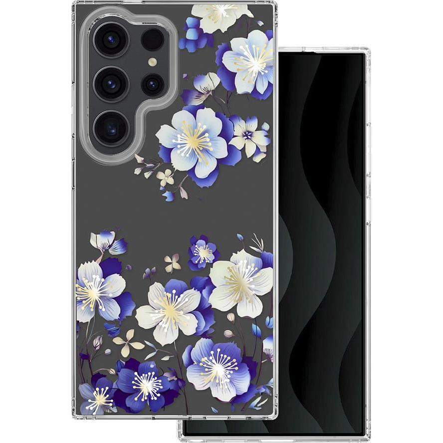 Thumbnail - OEM IMD Druckhülle für Samsung Galaxy S24 Ultra floral (Samsung Galaxy S24 Ultra), Smartphone Hülle, Mehrfarbig