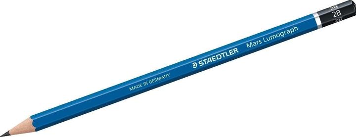 Immagine prodotto Staedtler Lumografo Mars, 2B, Grafite, 8 mm, 2 mm (2 mm, 2B, 12 x)