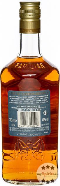 Immagine prodotto Bacardi Añejo 4 (1 x 70 cl)