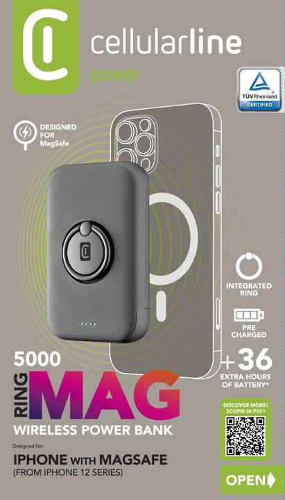 Immagine prodotto Cellularline Mag (5000 mAh, 12 W, 18.50 Wh)