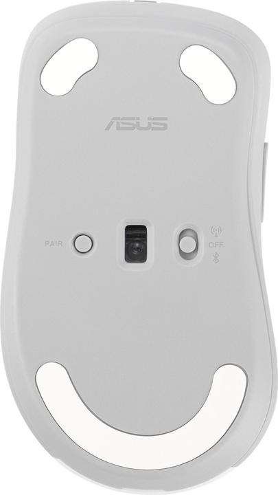 Immagine prodotto ASUS Mouse senza fili | MD102 | Mouse | 2,4 GHz, Bluetooth | Bianco (Senza fili)