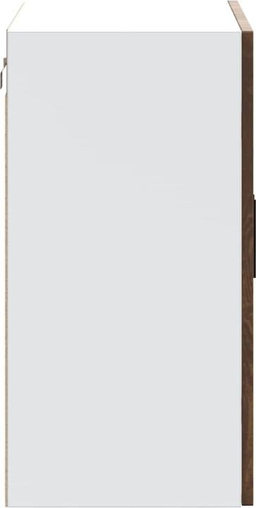 Produktbild VidaXL Küchen-Hängeschrank mit Glastür Porto Räuchereiche Wandschrank Küche (80 x 31 x 60 cm)