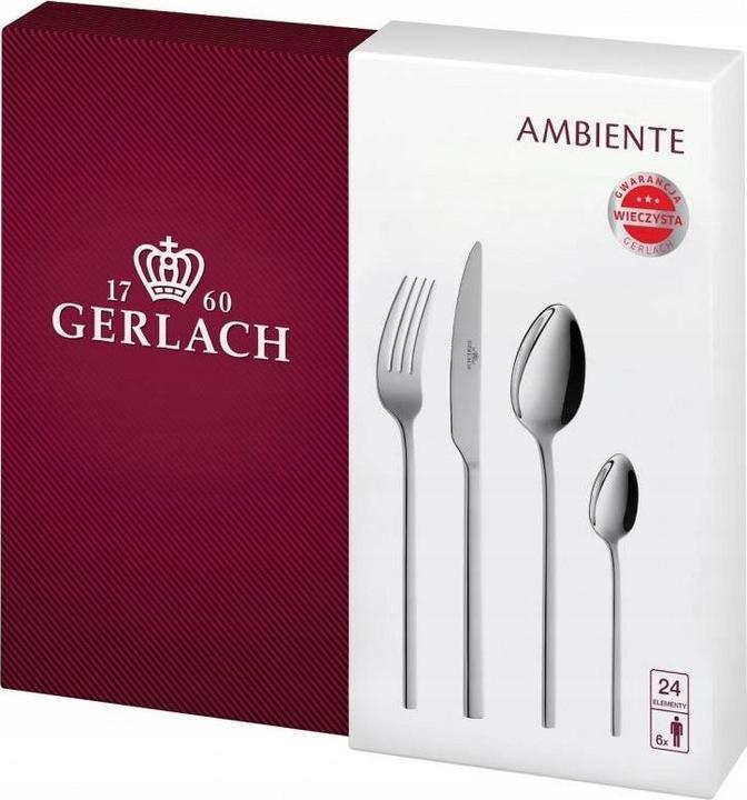 Produktbild Gerlach cutlery set 24 pieces shiny AMBIENTE