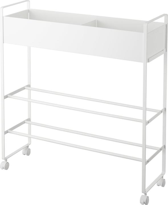 Yamazaki Aufbewahrungswagen mit Korb TOWER