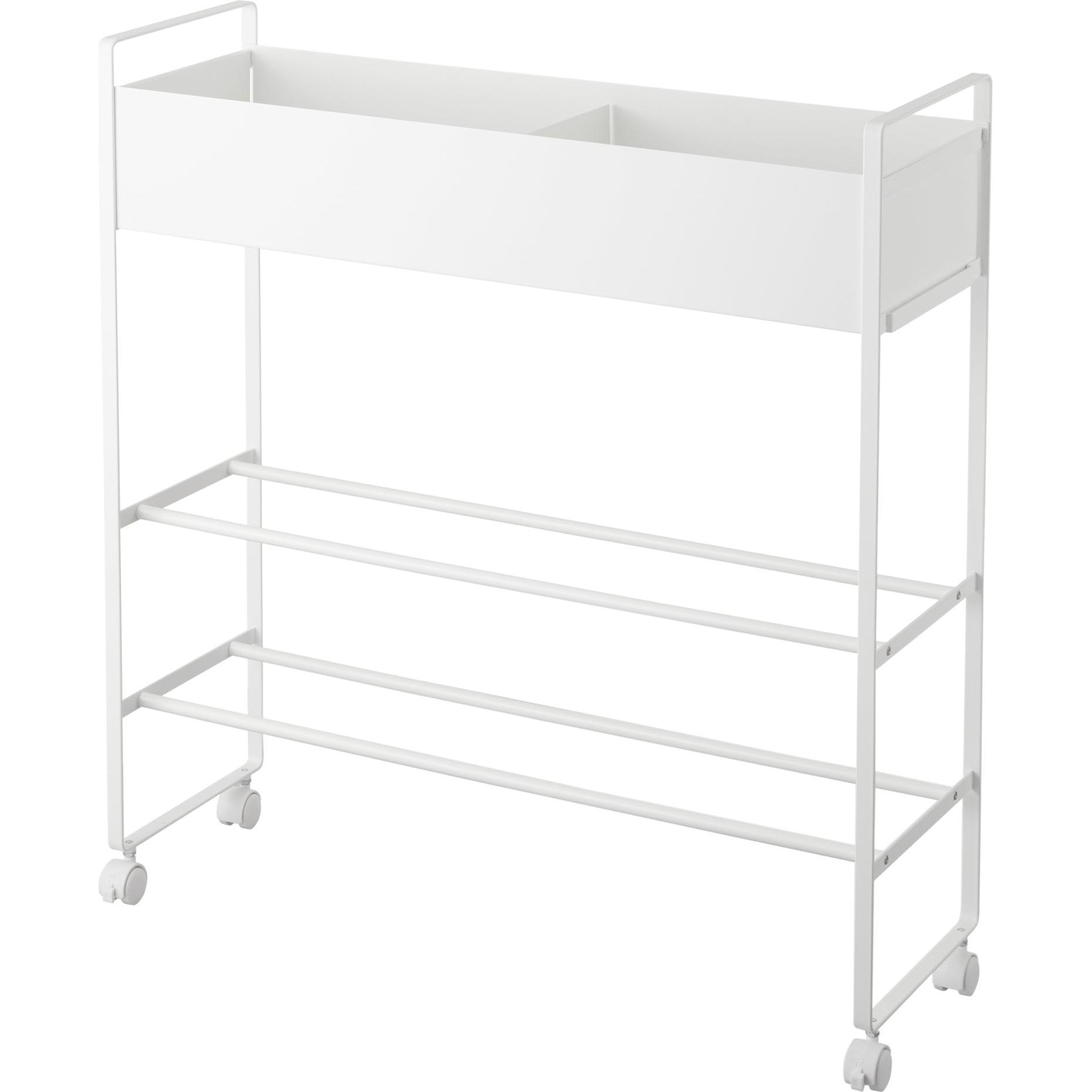 Yamazaki, Carrello portavivande, Aufbewahrungswagen mit Korb TOWER