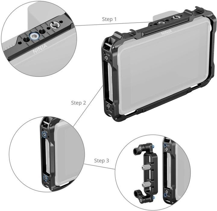 Actual product image SmallRig Cage Kit for Atomos Ninja Series 3788B (Cage)