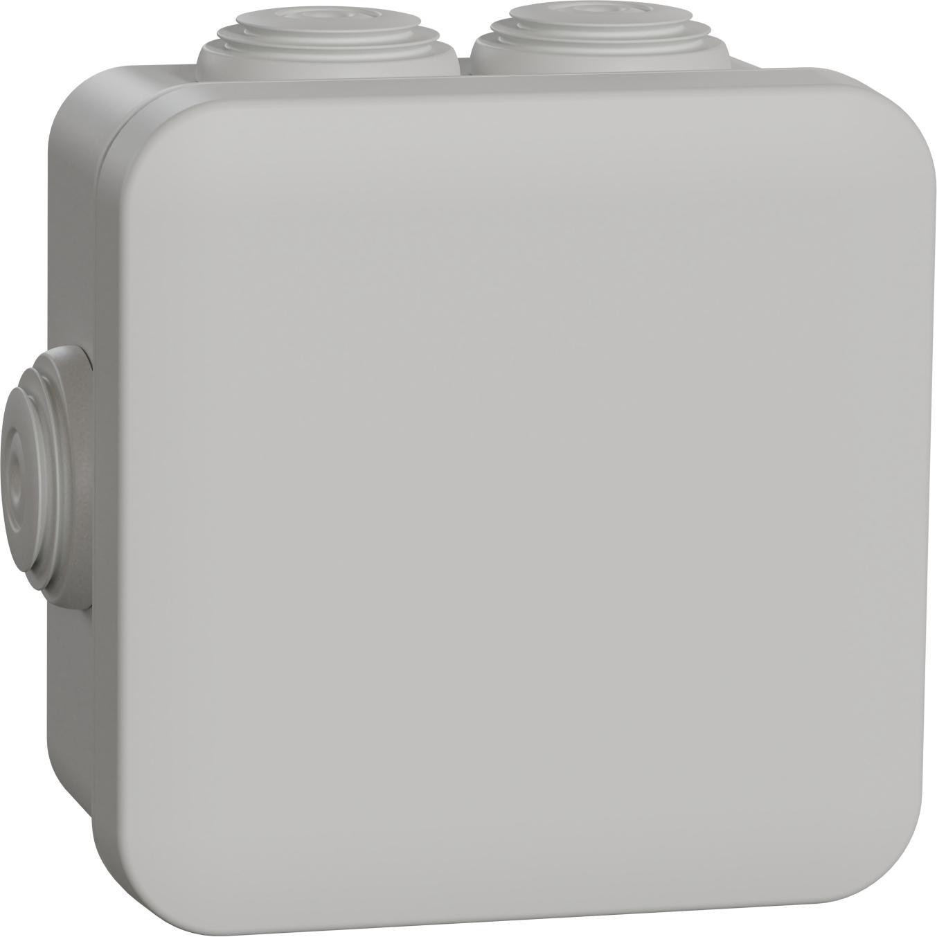 5x Schneider Electric, Abzweigdose, Abzweigdose mit Klemmblock 80x80x45mm