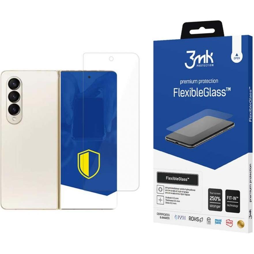 3MK FlexibleGlass Sam F936 Z Fold4 Szkło Hybrydowe Front (1 Stück, Samsung Galaxy S21), Smartphone Schutzfolie, Transpar...