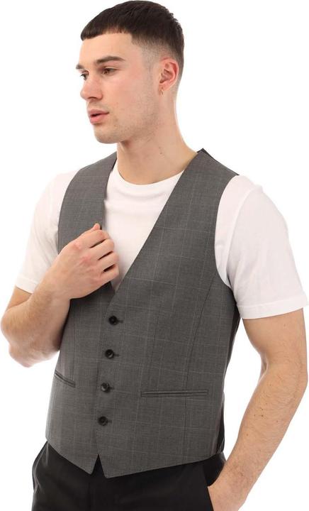 Actual product image Hugo Boss Mens Huge6 Waistcoat (Frequency band 38 (2600 MHz))