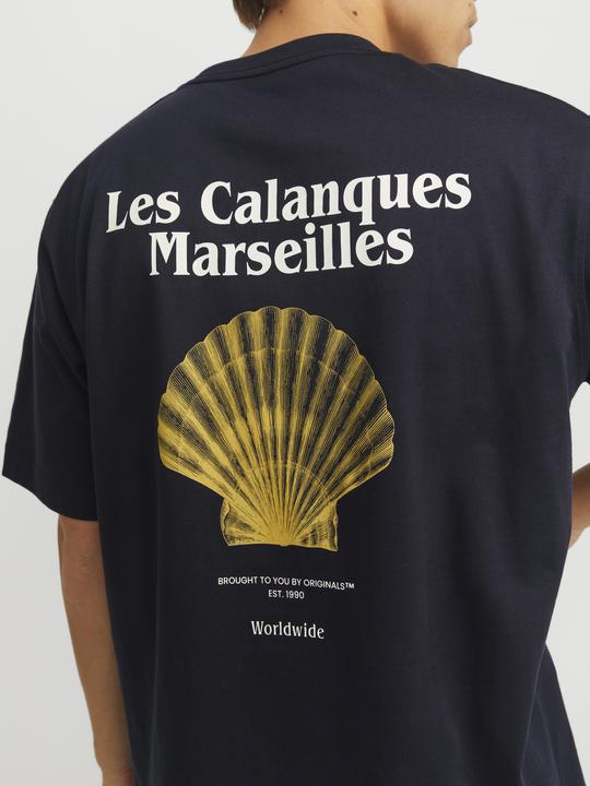 Actual product image Jack & Jones Rückenprint Rundhalsausschnitt T-shirt T-shirt (XL)