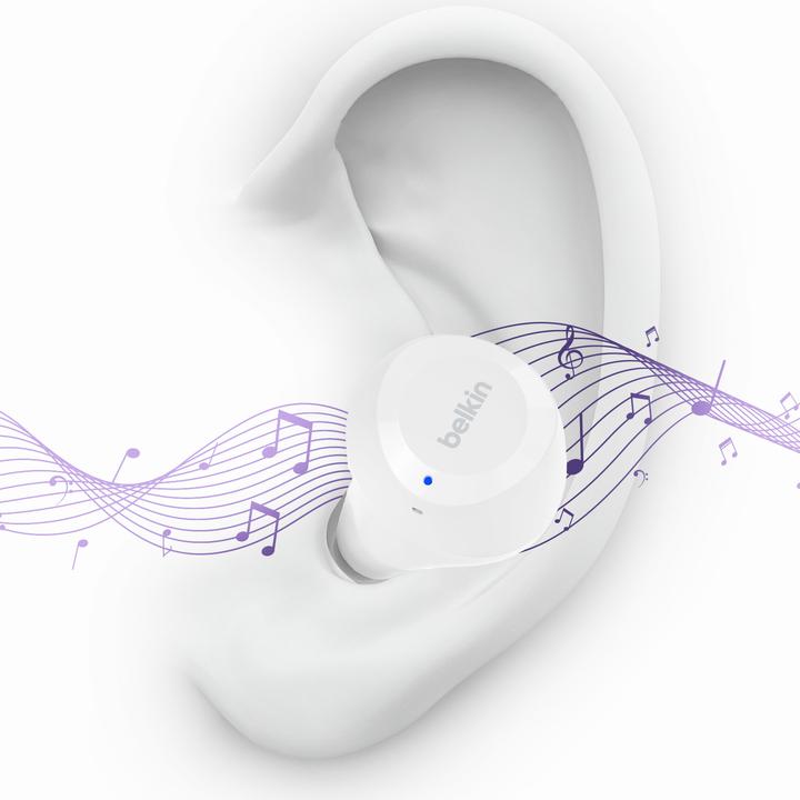 Produktbild Belkin Auc009btwh Soundform Bolt True (Keine Geräuschunterdrückung, 38 h, Kabellos)