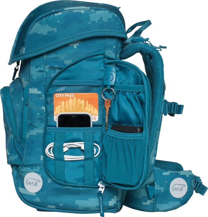 Image du produit Beckmann Sac à dos pour écolier PLUS Air avec poche réversible (22 l)