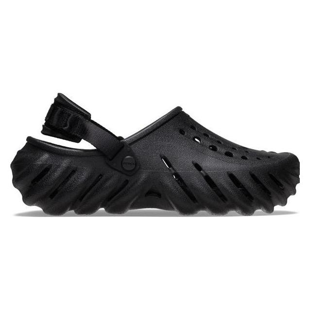 Crocs, Unisex, Pantoffels, Echo Clogs, Zwart, (39)