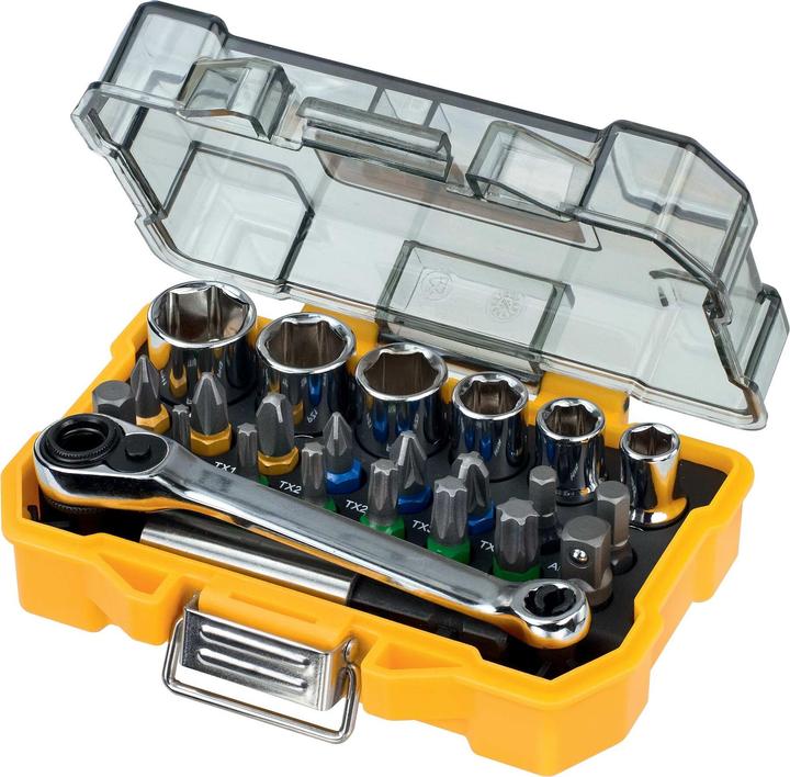 DeWalt Tournevis Jeu d'embouts et de cliquets (Six pans creux TX)