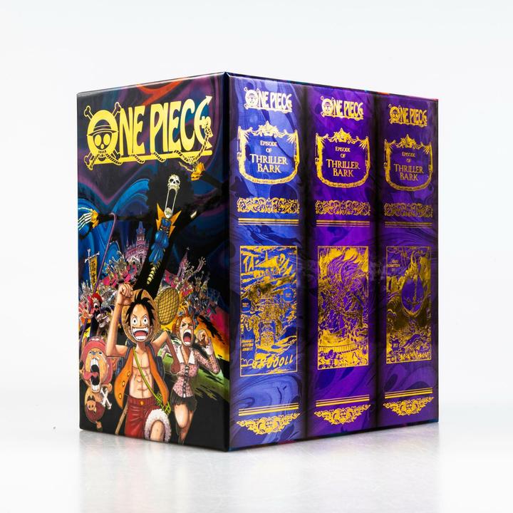 Immagine prodotto One Piece slipcase 5: Thriller Bark (inclusi i volumi 46-53) (Tedesco, Antje Bockel, Josef Shanel, Matthias Wissnet, Eiichiro Oda, 2024)