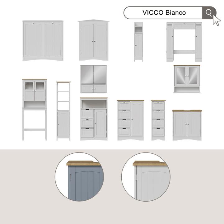 Actual product image Vicco Bianco (83 x 37 x 80 cm)