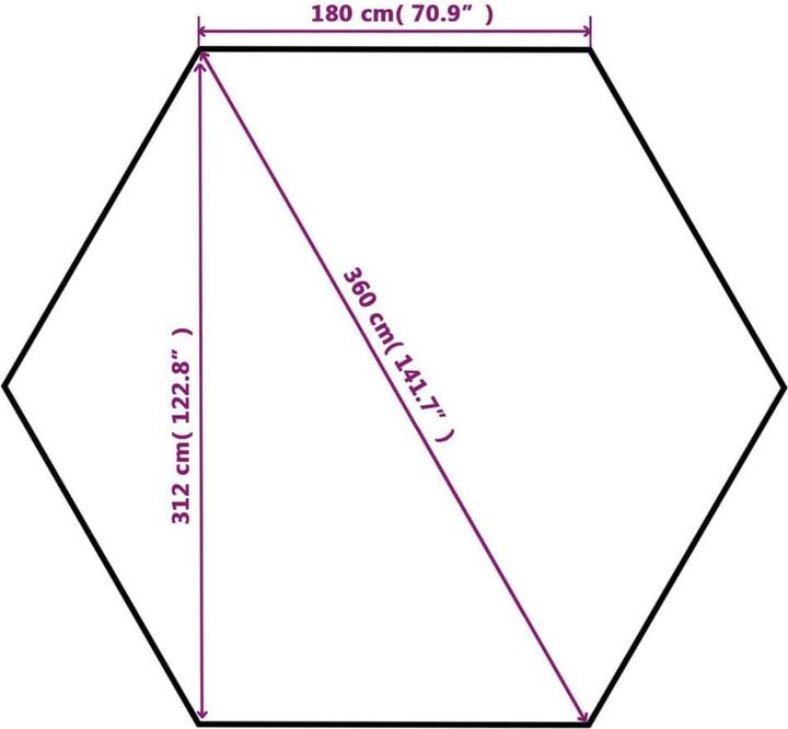 Produktbild vidaXL Geoffrey (360 cm, 312 cm)