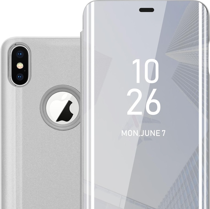 Image du produit Cadorabo Book Smart View Couverture miroir (Apple iPhone XS Max)