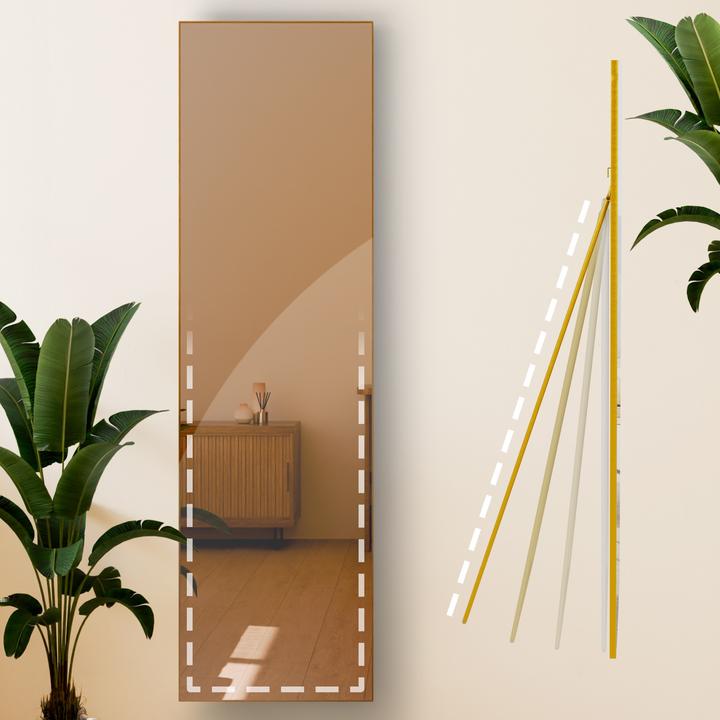 Image du produit CLP Spiegel Benicia Standspiegel und Wandspiegel in einem (140 x 40 cm)
