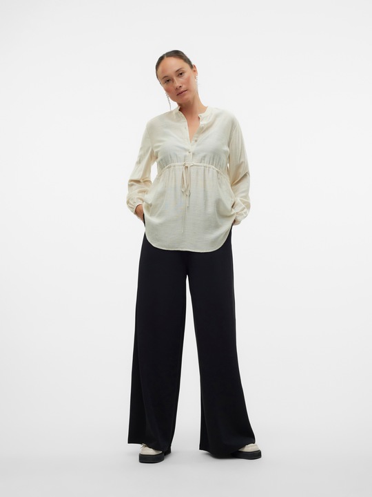 Actual product image Mamalicious Regular fit mandarin collar top blouse (XS)