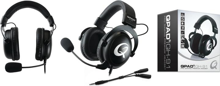 Image du produit QPAD Casque de jeu stéréo QH-92 RGB noir (Filaire)