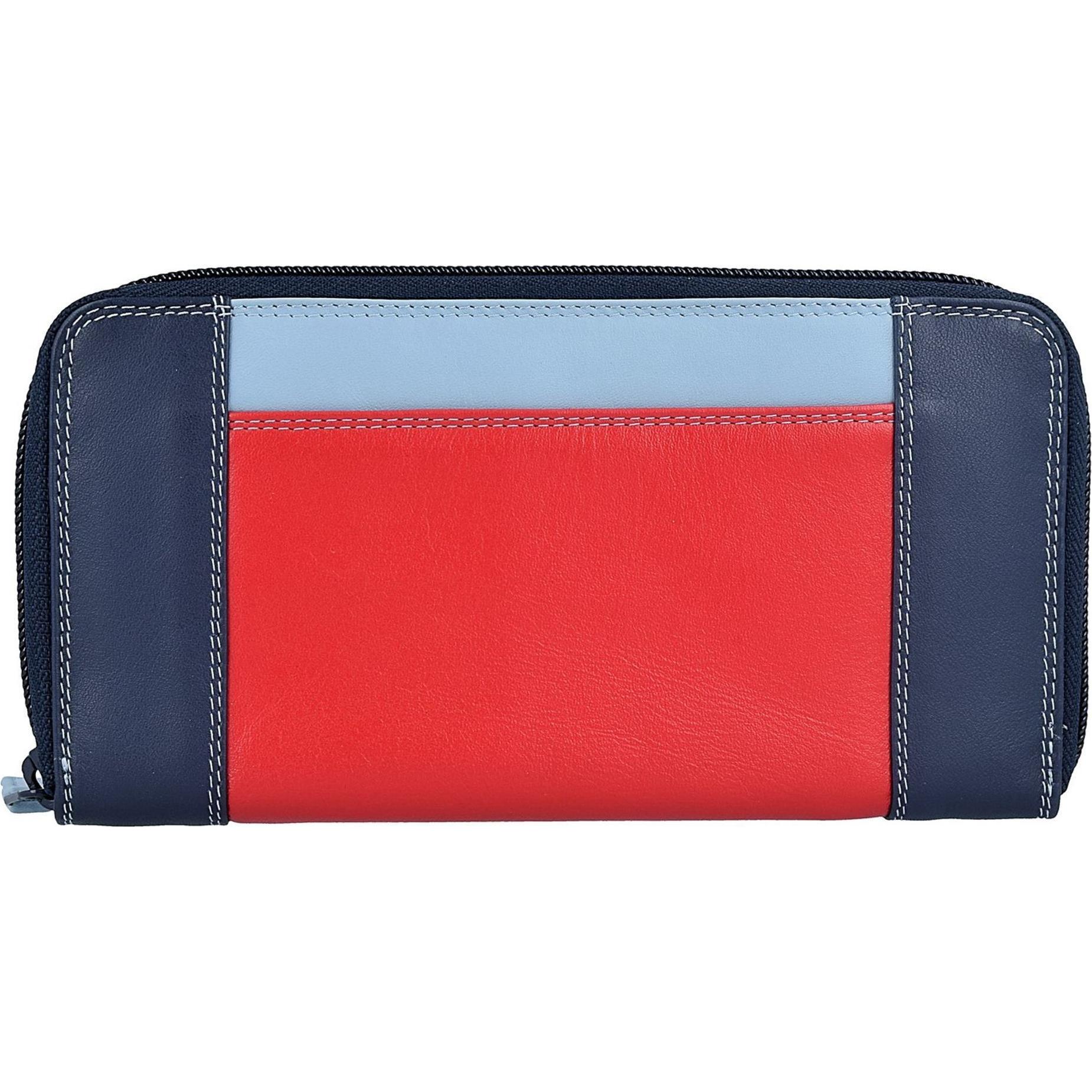 Mywalit, Damen, Portemonnaie, Geldbörse II Leder 19 cm, Blau