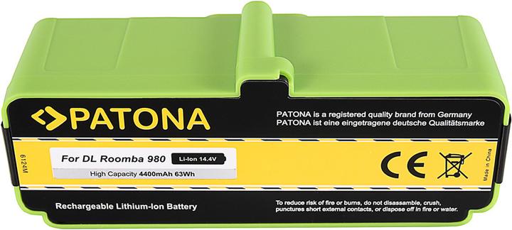 Actual product image Patona Hochleistungsakku für iRobot Roomba 980
