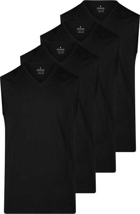 Produktbild Ragman 4er Pack Basic Unterhemd / Tanktop (L)
