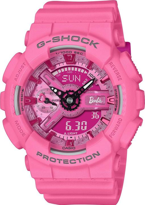 Actual product image Casio GMA-S110BE-4AER Damenuhr G-Shock x Barbie 46mm 20ATM (49 mm)