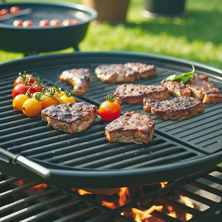 Image du produit Wiltec Gusseisen Grillrost 49,8x24,3x0,9cm Grill Rost Grillzubehör BBQ Gussrost