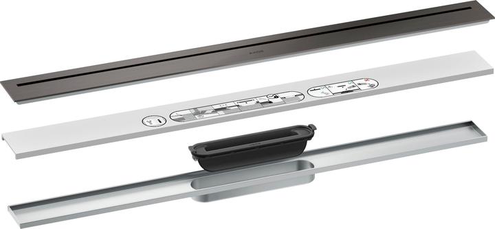 brushed black chrome