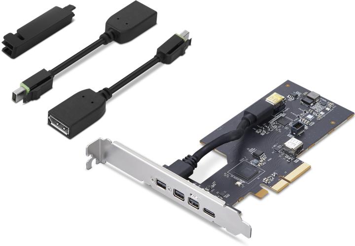 Actual product image Lenovo ThinkStation Thunderbolt 4 PCIe Expansion Card with HP Bracket (PCIe)