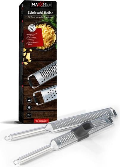 Produktbild Maxxmee Zestenreibe 2-er Set, Silber