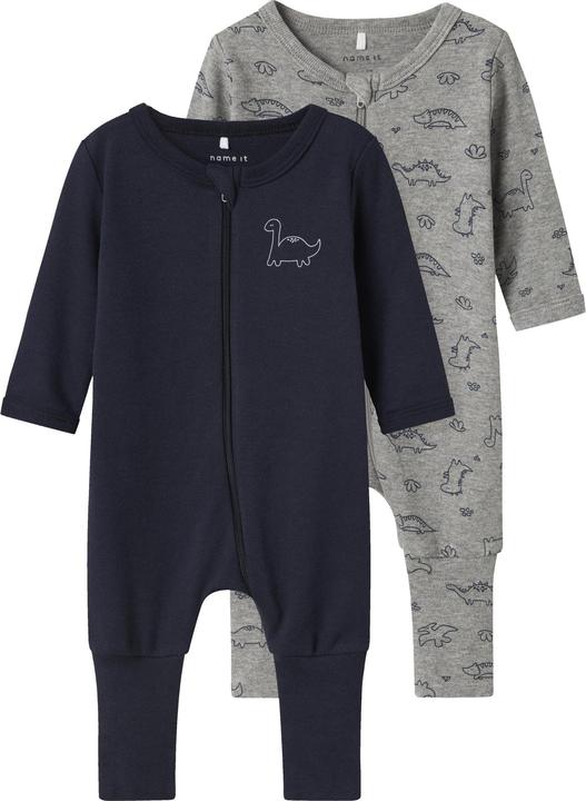 Immagine prodotto Name it Nbmnightsuit 2p Zip Ff Grey Dino Noos (62)