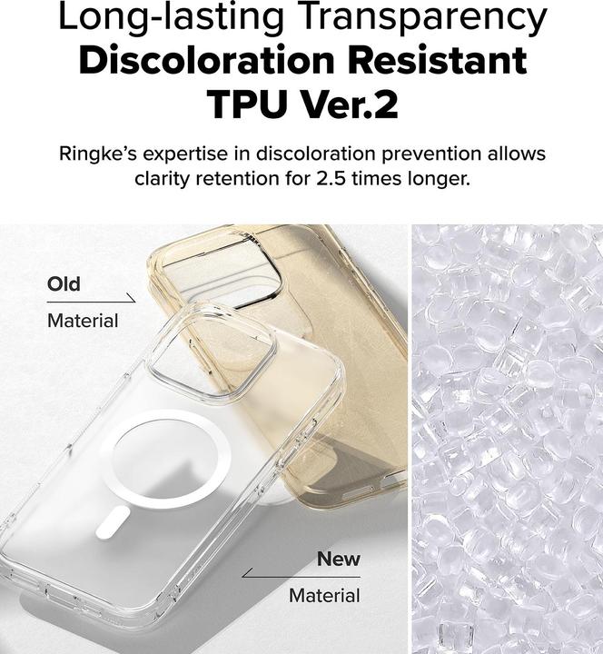 Produktbild Ringke Case for iPhone 16 Pro Max FUSION MAGNETIC MATTE CLEAR (Apple iPhone 16 Pro Max)