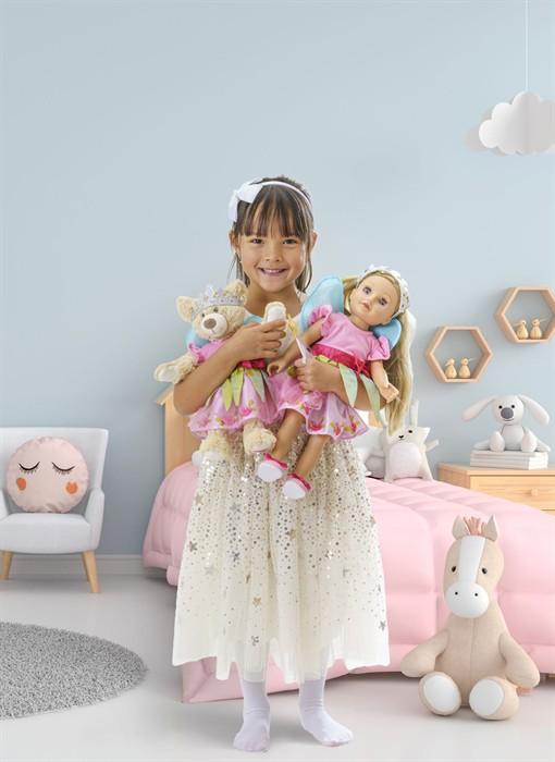 Produktbild Heless Puppen-Accessoires-Set "Prinzessin Lillifee", 3-teilig : Ballerinas, Glitzerkrone und Zauberstab