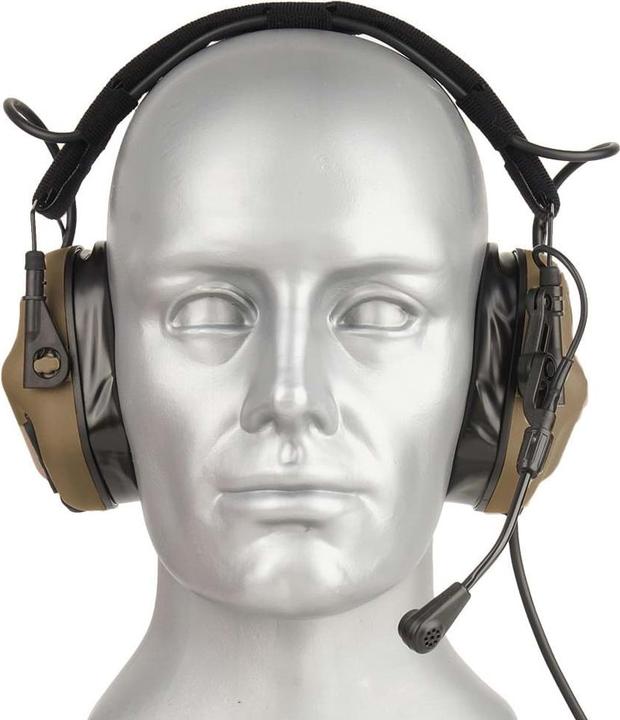 Actual product image Earmor M32 PLUS Communication Headset Coyote Brown