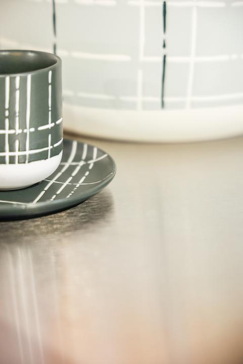 Produktbild Thomas FUN - Karo dark - Espresso-Untertasse (1 x)